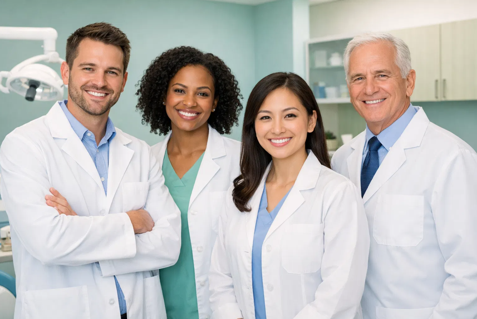 Equipe e estrutura da clínica